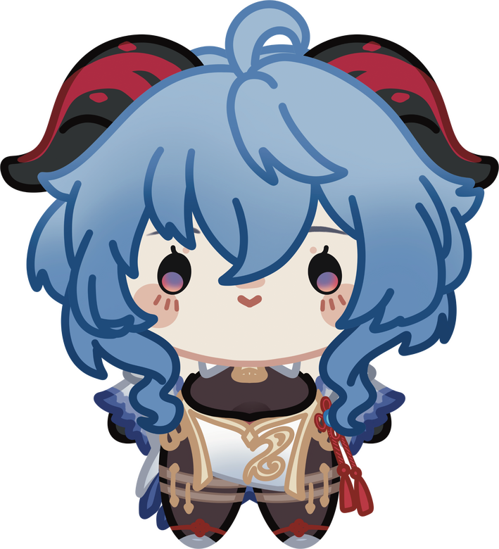 GANYU Sticker, Charm