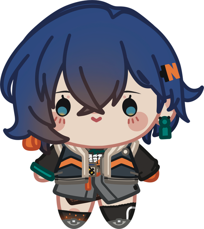 BELLE Sticker, Charm, Standee