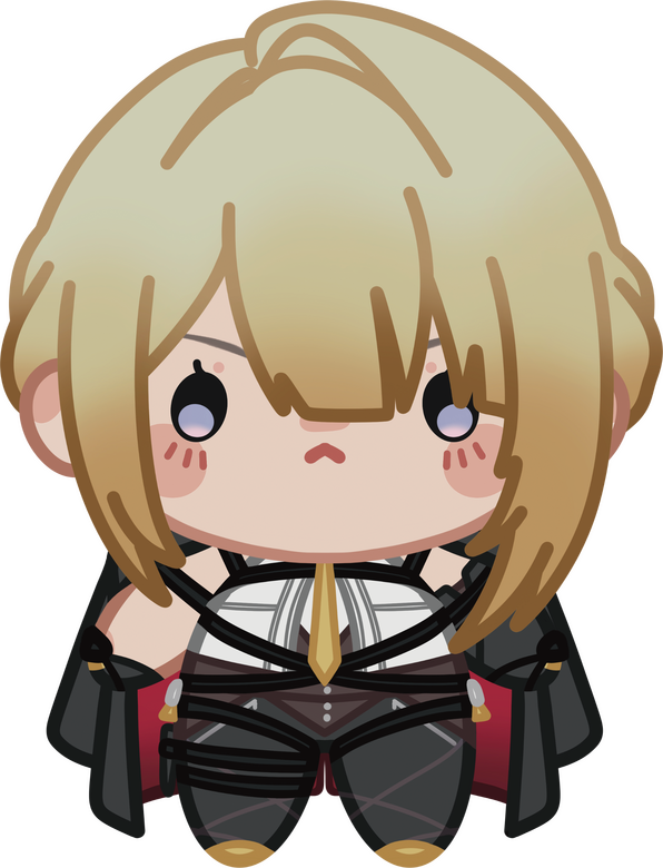 EVELYN Sticker, Charm, Standee