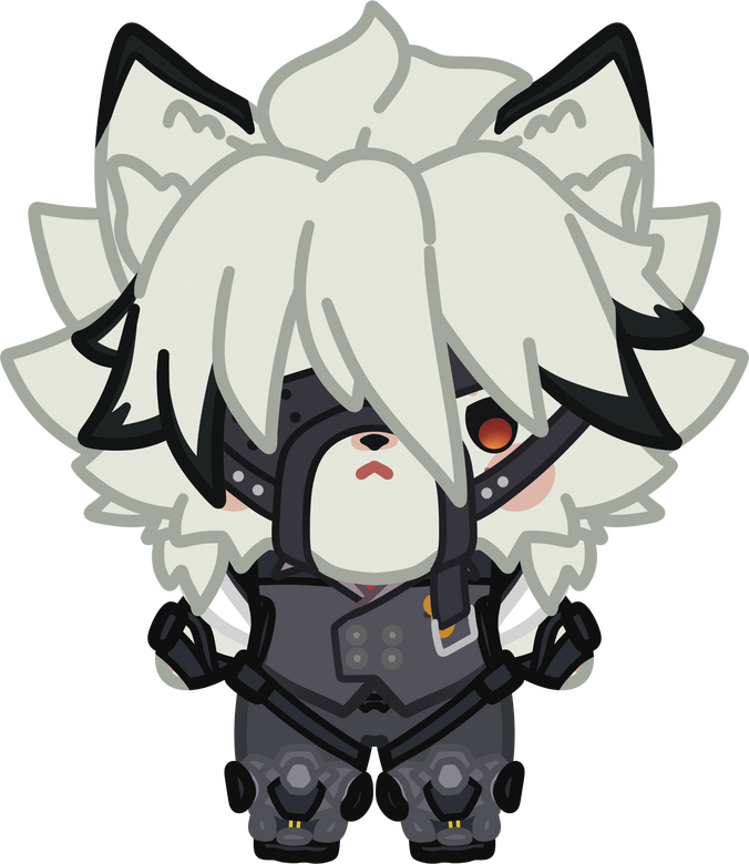 LYCAON Sticker, Charm, Standee