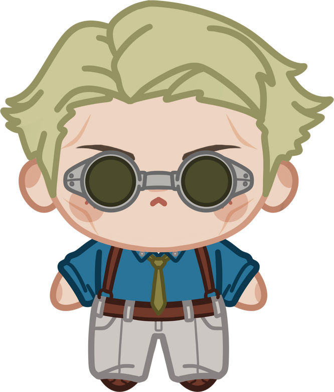 NANAMI Sticker, Charm, Standee