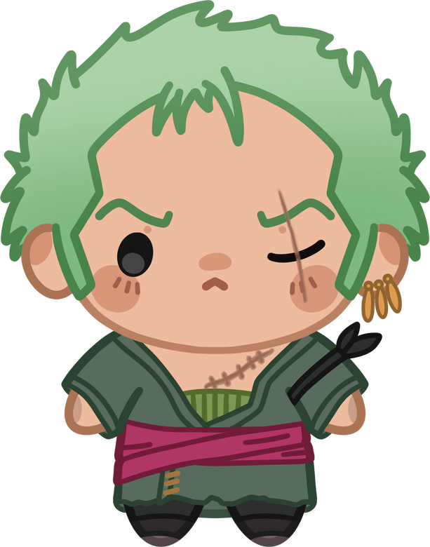 ZORO Sticker, Charm, Standee